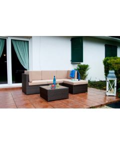 Bello Giardino TINTO brūns dārza mēbeļu komplekts