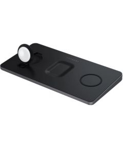 Satechi Trio Wireless Charging Pad Space Gray