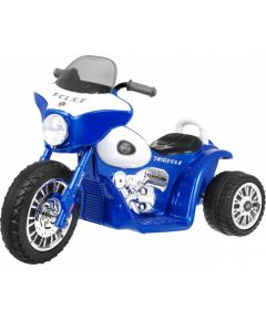Elektriskais motocikls Chopper, zils