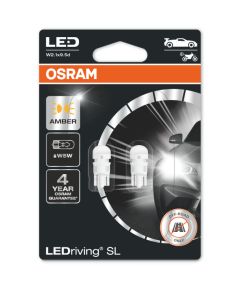 W5W AUTOLAMPA LED 1W 12V 2827DYP 2xkomplekts W2.1x9.5d Автомобильные лампы