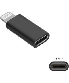 Fusion adapteris Type-C | USB-C uz Lightning melns