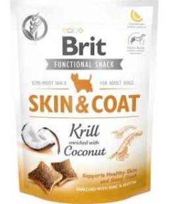 Brit Functional Snack Skin Coat Sierść Krill Kryl Kokos 150 g