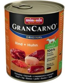 ANIMONDA  GranCarno Original Adult Wołowina i kurczak 800g