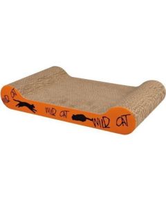 Когтеточка Trixie Wild Cat из картона, 41 × 7 × 24 см, оранжевая
