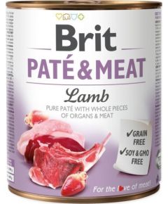 Brit puszka PATE&MEAT LAMB /6 800g