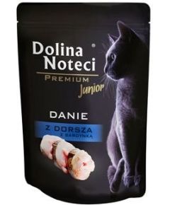 Dolina Noteci DNP cod with sardine junior cat 85g