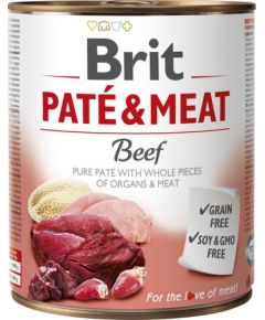 Brit puszka PATE&MEAT BEEF /6 800g