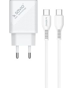 SAVIO LA-05 USB Type A & Type C Quick Charge Power Delivery 3.0 cable 1m Indoor