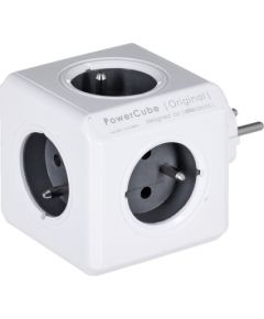 Allocacoc PowerCube Original Type E power extension 5 AC outlet(s) Indoor Grey