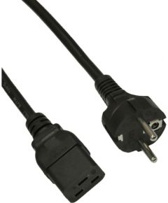 Akyga Server power cable AK-UP-01 IEC C19 CEE 7/7 250V/50Hz 1.8m Black CEE7/7 C19 coupler