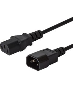 Savio CL-99 power cable Black 1.2 m C14 coupler C13 coupler