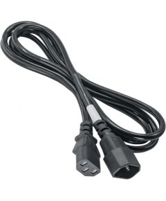 Akyga AK PC di 03 A verlaengerungs Stromkabel, 1,8 m per PC, stampante, Schermi NERO Black 1.8 m IEC C13