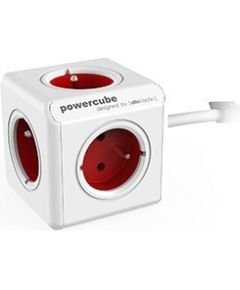 Allocacoc PowerCube power extension 1.5 m 5 AC outlet(s) Indoor Red, White