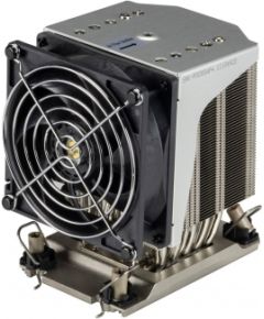 Supermicro SNK-P0080AP4 computer cooling system Processor Air cooler 9.2 cm Black, Stainless steel