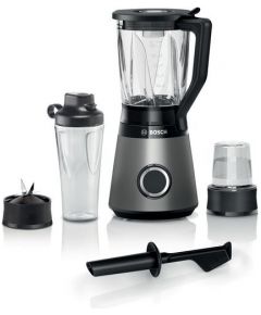 Bosch Serie 4 MMB6177S blender 1.5 L Tabletop blender 1200 W Black, Silver