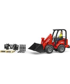 Bruder Professional Series Schäffer Compact loader 2034 with figure and acces - 02191