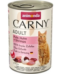 ANIMONDA Carny Adult flavour: turkey. chicken. prawns - wet cat food - 400g