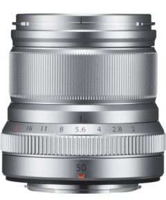 Fujifilm Fujinon XF 50mm f/2 R WR objektīvs, sudrabots