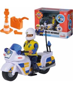 Rotaļlietu policijas motocikls ar figūriņu