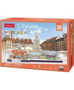 CUBIC FUN CITY LINE 306-20271 3D PUZZLE - WARSAW