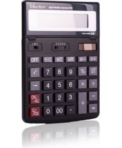 VECTOR CALCULATOR, OFFICE KAV DK-206 BLK, BLACK