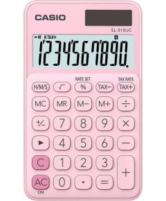 CASIO POCKET CALCULATOR SL-310UC PK PINK, 10 DIGIT DISPLAY