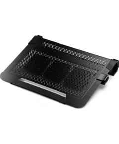 Cooler Master NotePal U3 Plus notebook cooling pad 48.3 cm (19") 1800 RPM Black Palikņi portatīvajiem datoriem