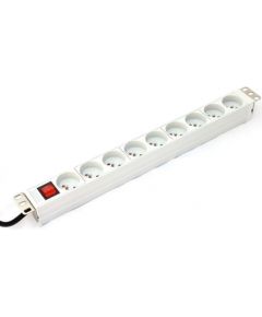 Digitus A-19-STRIP-4-IMP power distribution unit (PDU) 1U White 9 AC outlet(s)