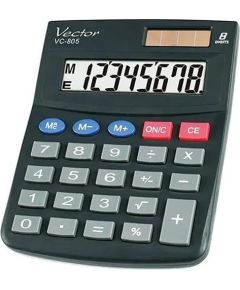 VECTOR CALCULATOR, OFFICE KAV VC-805, BLACK