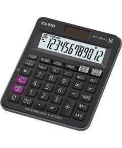 CASIO OFFICE CALCULATOR MJ-120D PLUS BLACK , 12 DIGIT DISPLAY