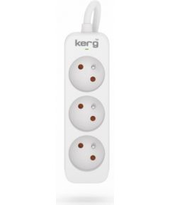 Hsk Data Kerg M02385 3 Earthed sockets -5.0m power strip,  cable 3x1mm2, 10A