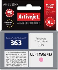 Activejet Ink Cartridge AH-363LMR for HP Printer, Compatible with HP 363 C8775EE;  Premium;  10 ml;  bright magenta.