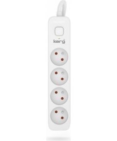 Hsk Data Kerg M02395 4 Earthed sockets  - 1,5m power strip with 3x1,5mm2 cable, 16A
