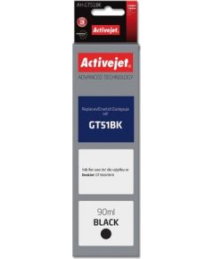 Activejet AH-GT51Bk ink (replacement for HP GT-51BK M0H57AE; Supreme; 90 ml; black)