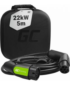 Green Cell EV07 electric vehicle charging cable Type 2 22kW 5 m