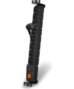 HSK DATA acar S8 FA RACK Black 8 AC outlet(s) 230 V 3 m