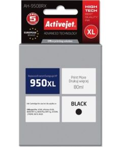 Activejet AH-950BRX ink (replacement for HP 950XL CN045AE; Premium; 80 ml; black)