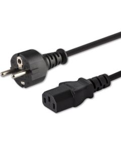 SAVIO 1.8 m Schuko (M) power cable – IEC C13 1.8m CL-138