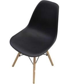 Krēsls ENZA 52.5x46.5xH81.5cm melns