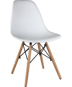 Krēsls ENZA 52.5x46.5xH81.5cm balts
