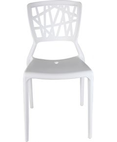 Krēsls GRENOBLE2 50.5x43xH84cm balts