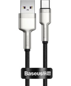 USB cable for USB-C Baseus Cafule, 66W, 0.25m (black)