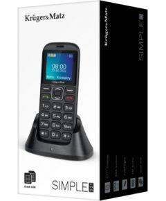 Kruger&matz Kruger & Matz KM0921 4,5 cm (1.77") 72g Black, Senior phone