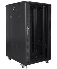 LANBERG FREE STANDING 19" RACK CABINET 22U 600X800 BLACK