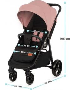 Stroller KINDERKRAFT GRANDE + PINK 22KG