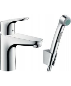 Hansgrohe Focus 100 izlietnes maisītājs ar bidetu, 1.60m, hroms