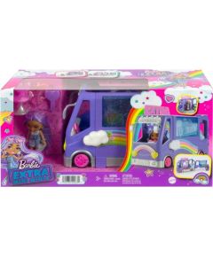 Mattel Barbie Extra Concert Minibus + Mini Minis Doll Set HKF84