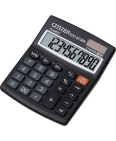 CITIZEN SDC-810NR OFFICE CALCULATOR, 10-DIGIT, 127X105MM, BLACK