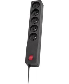 LESTAR 1966006332 power extension 1.5 m 230 AC outlet(s) Indoor Black