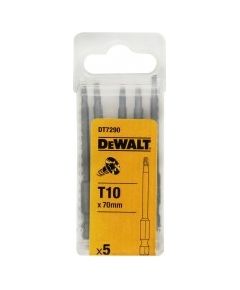 DeWALT 70mm TORX uzgalis T10 X5